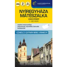 Cartographia Kft. Nyíregyháza Mátészalka várostérkép térkép