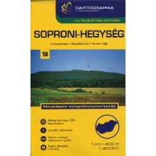 Cartographia Kft. SOPRONI-HEGYSÉG TÉRKÉP /1:40000 térkép