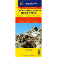 Cartographia Kft. Törökország, Ciprus - Török riviéra 1:900 000 térkép