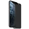  case-664224 Apple iPhone 11 Pro / X / XS teljes lefedettséget biztosító betekintésvédelemmel ellátott karcálló,ütésálló kijelzővédő üvegfólia, 9H tempered glass, törlőkendővel (Betekintésgátló)