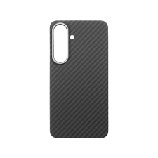 CASE AND PRO Aramid karbon tok, Samsung Galaxy S25, fekete (CARB-S25-BK) tok és táska