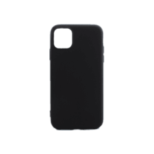 CASE AND PRO iPhone 12 ''6.1'' vékony TPU szilikon hátlap,Fekete tok és táska