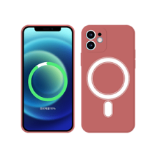 CASE AND PRO iPhone 12 Pro Max mágneses szilikon tok, Piros tok és táska