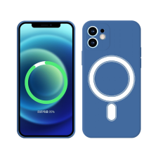 CASE AND PRO iPhone 14 Plus mágneses szilikon tok, kék (Mag-Iph1467M-Bl) tok és táska