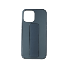 CASE AND PRO iPhone 14 Tpu+Pc gumírozott kitámasztós tok, sötétkék (Stand-Iph1461Dbl) tok és táska