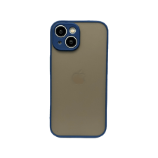 CASE AND PRO iPhone 15 Plus műanyag tok, kék-zöld (MATT-IPH15P-BLG) tok és táska