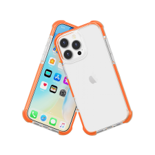 CASE AND PRO iPhone 16 Pro ütésálló szilikon hátlap, narancs (SCK-IPH16PR-O) tok és táska