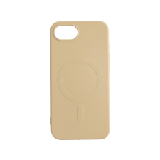 CASE AND PRO iPhone 16e mágneses szilikon tok, édes barack (MAG-IPH16E-PE) tok és táska