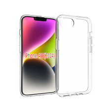 CASE AND PRO iPhone 16e vékony TPU szilikon hátlap, átlátszó (TPU-IPH16E-TP) tok és táska