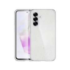 CASE AND PRO Samsung Galaxy A27 csillámos szilikon telefontok, átlátszó (GLI-A27-TP) tok és táska
