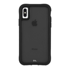 CASE-MATE PROTECTION TRANSLUCENT műanyag telefonvédő (szilikon keret, közepesen ütésálló) FEKETE Apple iPhone XS 5.8, Apple iPhone X 5.8 tok és táska