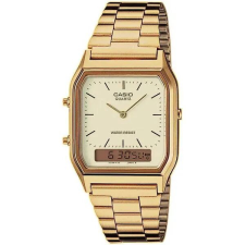 Casio AQ-230GA-9DMQYES uniszex arany analóg-digitális karóra, WR30 karóra