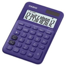 Casio Asztali számológép, 12 számjegyes, lila, MS 20 UC PL számológép