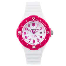 Casio Casio női kvarc óra fehér-rózsaszín wr100m dátum karóra