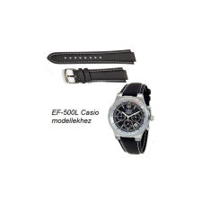 Casio EF-500L Casio fekete bőrszíj karóra