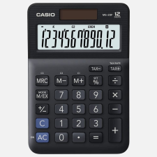 Casio MS-20F asztali számológép fekete (MS-20F) számológép