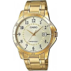 Casio MTP-V004G-9B férfi karóra, arany nemesacél, dátum, WR30