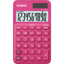 Casio SL-310UC-RD zsebszámológép, pink (SL-310UC-RD) számológép