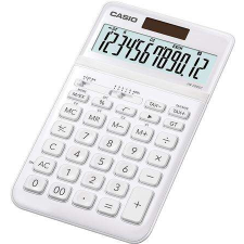 Casio Számológép, asztali, 12 számjegy, CASIO "JW 200SC", fehér számológép