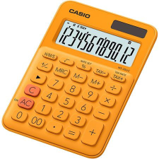 Casio Számológép, asztali, 12 számjegy, CASIO, "MS 20 UC", narancssárga számológép