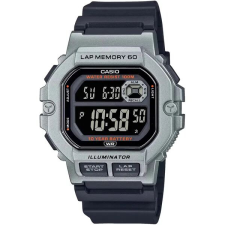 Casio WS-1400H-1B férfi sportóra, WR100 vízálló, LED, stopper karóra