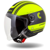 CASSIDA Handy Metropolis Safety sisak (fluo sárga/fekete/fényvisszaverő szürke) 2023 2XL (61 cm)