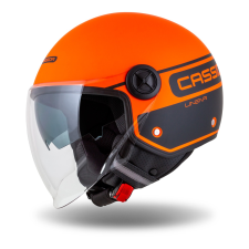 CASSIDA Handy Plus Linear nyitott bukósisak narancssárga-fekete bukósisak