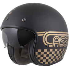 CASSIDA Oxygen 20 Rondo 2025 Sisak, matt fekete/ aranyszín, M méret bukósisak