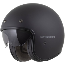 CASSIDA Oxygen 20 Solid 2025 Sisak, matt fekete/ sötétszürke, 2XL méret bukósisak