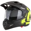 CASSIDA Tour 2.0 Crew sisak, 2026, matt fekete/fluo sárga, plexi Pinlock előkészítéssel, XL
