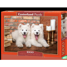  Castorland 1000 db-os puzzle - Szamojéd kölykök (C-105137) puzzle, kirakós