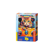 Castorland 100 db-os puzzle - Macska utazás (B-111275) puzzle, kirakós