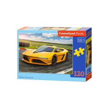 Castorland 120 db-os puzzle - Sárga sportautó (B-13500) puzzle, kirakós