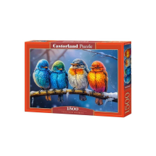 Castorland 1500 db-os puzzle - Színes madárkák a faágon (C-152193) puzzle, kirakós