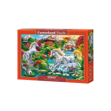 Castorland 1500 db-os puzzle - Unicorn Garden (C-152117) puzzle, kirakós