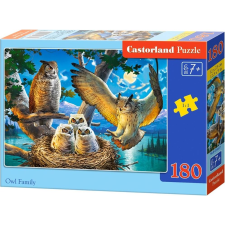 Castorland 180 db-os Puzzle - Bagoly Család B-018437 (341392) puzzle, kirakós