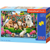 Castorland 180 db-os Puzzle - Kis Kedvencek A Parkban B-018444 (341389)