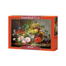 Castorland 2000 db-os puzzle - Csendélet virágokkal és gyümölcsökkel (C-200658) puzzle, kirakós