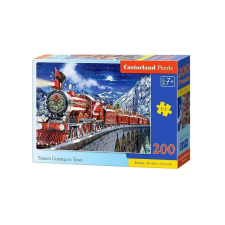 Castorland 200 db-os puzzle - Mikulás vonat (B-222254) puzzle, kirakós