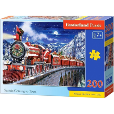 Castorland 200 db-os Puzzle - Mikulás Vonat (B-222254) (B-222254) puzzle, kirakós