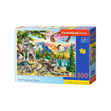 Castorland 300 db-os puzzle - Farkas család és sasok (B-030514) puzzle, kirakós