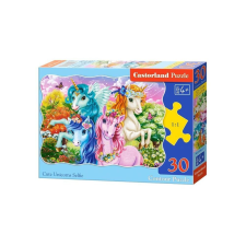 Castorland 30 db-os puzzle - Unikornis szelfi (B-03822) puzzle, kirakós