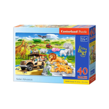 Castorland 40 db-os MAXI puzzle - Szafari kaland (B-040322) puzzle, kirakós