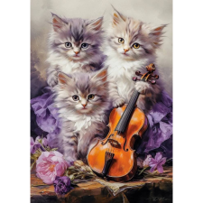 Castorland 500 db-os Puzzle Éneklő Macskák B53988 (614506) puzzle, kirakós