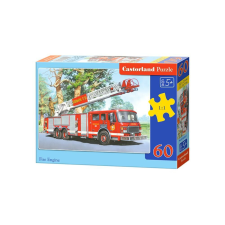 Castorland 60 db-os puzzle - Tűzoltóautó (B-06595) puzzle, kirakós