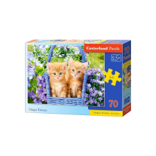 Castorland 70 db-os puzzle - Aranyos vörös kiscicák (B-070169) puzzle, kirakós