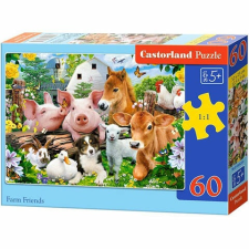 Castorland Állatok a farmon puzzle 60 db-os – Castorland puzzle, kirakós