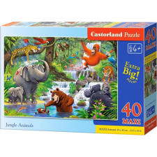 Castorland B-040315 40 db Maxi Puzzle - A Dzsungel Állatai (342911) puzzle, kirakós