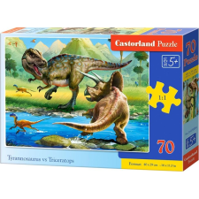 Castorland B-070084 kirakós játék 70 db Dinoszauruszok (342926) puzzle, kirakós