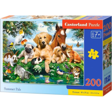 Castorland B-222063 kirakós játék 200 db Állatok (342938) puzzle, kirakós